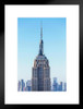Empire State Building Manhattan New York City NYC Photo Matted Framed Art Print Wall Decor 20x26 inch