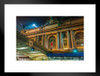 Grand Central Terminal at Night New York City Photo Matted Framed Art Print Wall Decor 26x20 inch