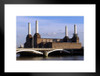 Battersea Power Station Nine Elms London UK Photo Matted Framed Art Print Wall Decor 26x20 inch