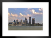 Louisville Kentucky Skyline on the Ohio River Photo Matted Framed Art Print Wall Decor 26x20 inch