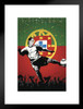 Portugal Soccer Player Sports Matted Framed Art Print Wall Decor 20x26 inch