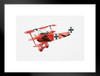 World War I Fokker Triplane in Mid Air Plane Airplane Aircraft Matted Framed Art Wall Decor 20x26