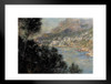 Claude Monet Monte Carlo Vue Du Cap Martin 1884 Impressionist Art Posters Claude Monet Prints Nature Landscape Painting Claude Monet Canvas Wall Art French Decor Matted Framed Art Wall Decor 20x26