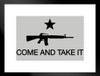 Come And Take It AR15 Flag Matted Framed Art Print Wall Decor 20x26 inch