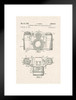 Sauer Vintage Camera 1962 Official Patent Diagram Matted Framed Art Wall Decor 20x26