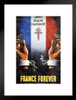 France Forever French Resistance Vintage World War II Propaganda Matted Framed Wall Art Print 20x26