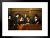 Rembrandt The Sampling Officials Fine Art Realism Artwork Rembrandt Paintings on Canvas Prints Biblical Drawings Portrait Painting Wall Art Renaissance Posters Matted Framed Art Wall Decor 20x26
