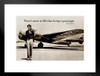 Theres More To Life Than Being A Passenger Amelia Earhart Famous Female Pilot Motivational Inspirational Quote Teamwork Inspire Quotation Gratitude Positivity Matted Framed Art Wall Decor 20x26