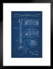 Electric Guitar 1955 Official Patent Office Blueprint Diagram 6 String Guitar Stringed Instrument Music Musician Rock Roll Band Matted Framed Art Wall Decor 20x26