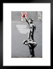 Graffiti Is A Crime Banksy Art Print Matted Framed Poster 20x26 inch