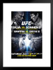 Official UFC 148 Anderson Silva vs Chael Sonnen II Sports Matted Framed Poster 20x26 inch