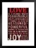 Joy Barbara de Angelis Quote Matted Framed Poster 20x26 inch