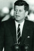President JFK John F Kennedy Speech Wall Art Poster Room Home Office Library Portrait Vintage Decor Aesthetic Cool Wall Paper Retro Black and White Photograph Cool Wall Art Print Poster 12x18