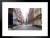 Cobblestone Street SOHO New York City Urban Photo Matted Framed Wall Art Print 26x20 inch