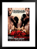 Official UFC 93 Rich Franklin vs Dan Henderson Sports Matted Framed Poster 20x26 inch