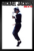 Michael Jackson King of Pop Black Wood Framed Art Poster 14x20