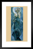 Moon by Alphonse Mucha Feminine Art Deco Art Nouveau Art Prints Mucha Print Art Nouveau Decor Vintage Advertisements Art Poster Ornamental Design Mucha Matted Framed Art Wall Decor 20x26