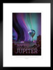 Experience The Mighty Auroras Of Jupiter NASA Space Travel Solar System Science Map Galaxy Classroom Chart Earth Pictures Outer Planets Hubble Astronomy Sky Matted Framed Art Wall Decor 20x26