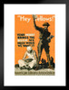 Hey Fellows Your Money Brings Books WPA War Propaganda Matted Framed Wall Art Print 20x26