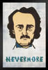 Edgar Allan Poe Nevermore The Raven Famous Motivational Inspirational Quote Black Wood Framed Art Poster 14x20