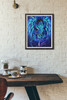 Blue Dragon Dragonsword Seablade Ruth Thompson Fantasy Poster Nina Nylander Knight Sword Creative Photograph Picture Bedroom Living Room Home Aesthetic Cool Wall Decor Art Print Poster 12x18