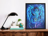 Blue Dragon Dragonsword Seablade Ruth Thompson Fantasy Poster Nina Nylander Knight Sword Creative Photograph Picture Bedroom Living Room Home Aesthetic Cool Wall Decor Art Print Poster 12x18