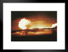 Nuclear Bomb Test Bikini Atoll and Enewetak 1952 Photo Sepia Matted Framed Art Print Wall Decor 26x20 inch