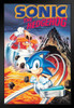 Sonic the Hedgehog Pinball Sega Video Game Gaming Black Wood Framed Art Poster 14x20