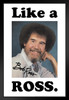 Bob Ross Like a Ross Funny Meme Bob Ross Poster Bob Ross Collection Bob Art Painting Happy Accidents Motivational Poster Funny Bob Ross Afro and Beard Matted Framed Art Wall Decor 20x26