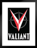 Valiant Comics Comic Books Logo Matted Framed Wall Art Print 20x26 inch