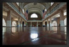 Great hall at Ellis Island Immigration Museum Photo Black Wood Framed Poster 14x20