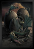 Dragon Offspring Hatching Shells by Vincent Hie Art Print Black Wood Framed Poster 14x20