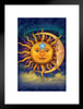 Sun Moon Star Astrology by Vincent Hie Spiritual Matted Framed Art Print Wall Decor 20x26 inch