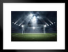 Soccer Goal Stadium Rendering Sports Photo Cool Wall Art Matted Framed Wall Decor Art Print 20x26 inch