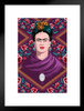 Frida Kahlo Purple Shawl Feminist Cool Wall Decor Matted Framed Wall Decor Art Print 20x26