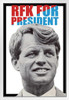 Robert Kennedy RFK For President White Wood Framed Poster 14x20