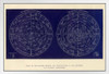 Chart Of The Heavens Constellations Northern Southern Hemisphere Engraving 1892 Astronomy Solar System Space Science Map Galaxy Classroom Earth Pictures Sky White Wood Framed Art Poster 20x14