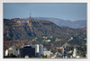 Los Angeles California Skyline Hollywood Sign Photo Photograph White Wood Framed Poster 20x14