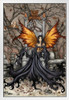 Queen Mab by Amy Brown White Wood Framed Poster 14x20