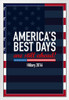 Americas Best Days Still Ahead Hillary Clinton 2016 Democratic Presidential Election White Wood Framed Poster 14x20