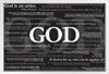 Quotes About God Religion Art White Wood Framed Poster 14x20