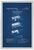Camera Design 1975 Official Patent Blueprint Diagram Sketch White Wood Framed Art Poster 14x20