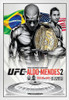 Official UFC 179 Jose Aldo vs Chad Mendes 2 Sports White Wood Framed Poster 14x20