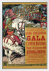 Tres Fetes de Paris Gala Opera National Music Theater 1886 Vintage White Wood Framed Poster 14x20