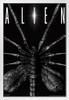 Alien 1979 Xenomorph Organs Horror Science Fiction Classic Retro White Wood Framed Poster 14x20