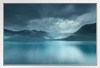 Lofoten Islands Norway Twilight Landscape Photo White Wood Framed Poster 20x14