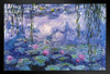 Claude Monet Nympheas Water Lillies Impressionist Art Posters Claude Monet Prints Nature Landscape Painting Claude Monet Canvas Wall Art French Wall Decor Monet Stand or Hang Wood Frame Display 9x13