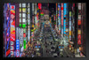 Kabukicho Lights Shinjuku District Tokyo Japan Photo Photograph Art Print Stand or Hang Wood Frame Display Poster Print 13x9