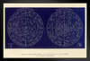 Chart Of The Heavens Constellations Northern Southern Hemisphere Engraving 1892 Astronomy Solar System Space Science Map Galaxy Classroom Earth Pictures Sky Stand or Hang Wood Frame Display 9x13