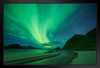 Northern Lights Aurora Borealis Haukland Beach Norway Star Night Photo Solar System Space Science Kids Map Galaxy Classroom Chart Earth Pictures Outer Planets Stand or Hang Wood Frame Display 9x13